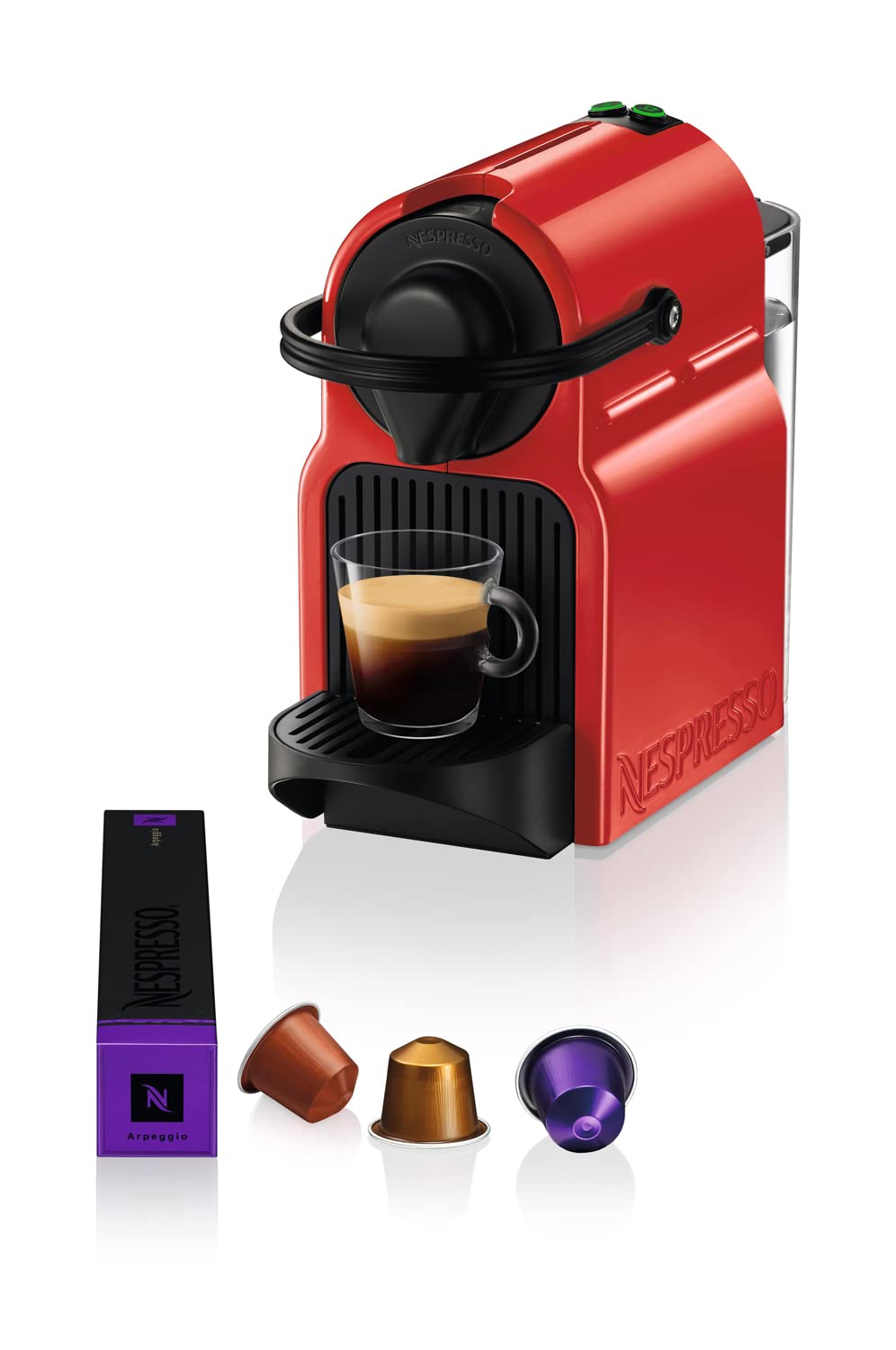 Astrivo Inissia – Machine à Café à Capsules, Réservoir 0,7L | Rouge Rubis