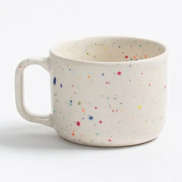 Tasse à espresso 60 ml en grès blanc - Astrivo